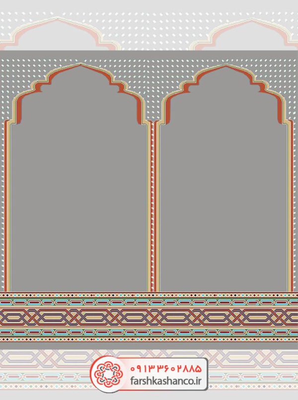 سجاده فرش محراب‌دار طرح ثنا