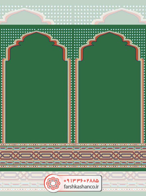 سجاده فرش محراب‌دار طرح ثنا